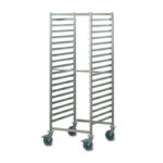 S.S 2/1 GN TROLLEY WITH 15 TRAYS