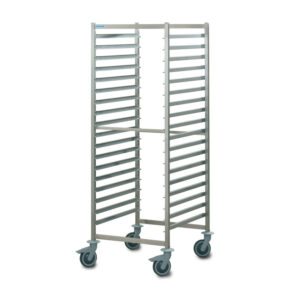 S.S 2/1 GN TROLLEY WITH 15 TRAYS
