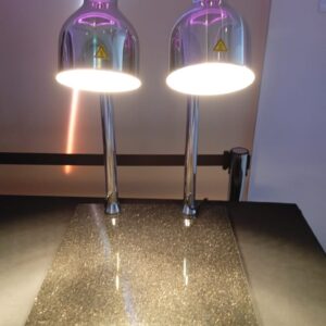 Table Top Carving lamp with 2 bulb