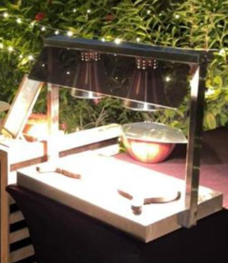 Black Marble Carving lamp with 2 bulb