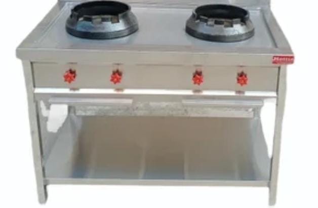 Gas Chinese Wok with Regulator & Pipe