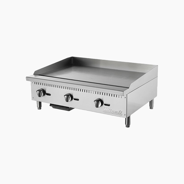 Gas operater Table top flat griddle