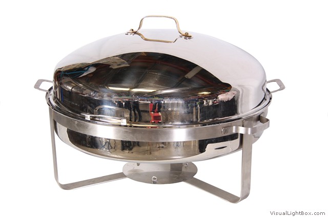 OUZI CHAFING DISH WITH INSERT.