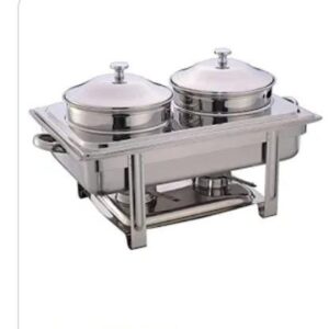 S.s soup chafing dish with double insert